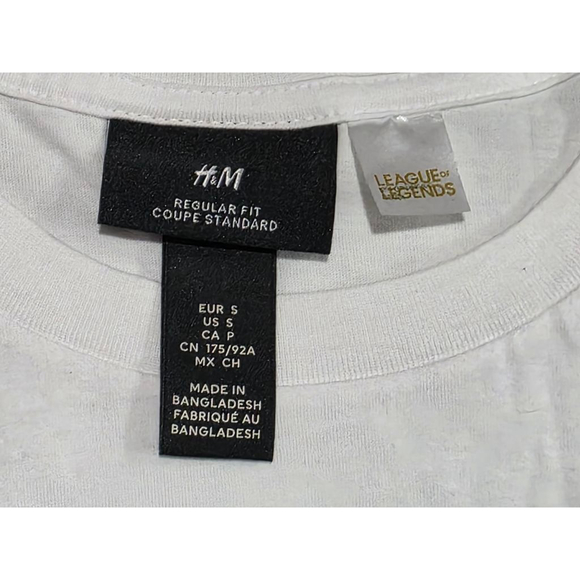 H&M x League of Legends Graphic Chibi Yasuo T-Shirt | Mens Small - Picture 3 of 4